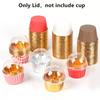 50pcs Plastic Cupcake Paper Cup Transparent Lid Cover Hat for Upper Caliber 5/5.8/6.8cm Baking Cups Muffin Cup Cake Decoration