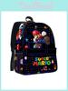 Super Mario Cartoon Backpack With Waterproof Material For School And Daily Use