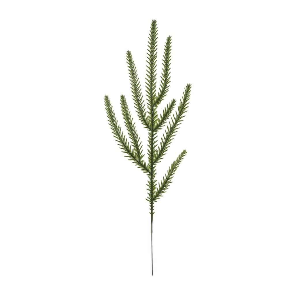 Simulované vánoční větve, Simulované zelené rostliny, Vánoční dekorace do domácí zahrady, Ozdoby na vánoční stromek