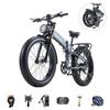 Burchda R5Pro 1500W50km/h 26-inch Folding Electric Mountain Bike 48V20AH Lithium Fat Electric Bicycle Motorcycle