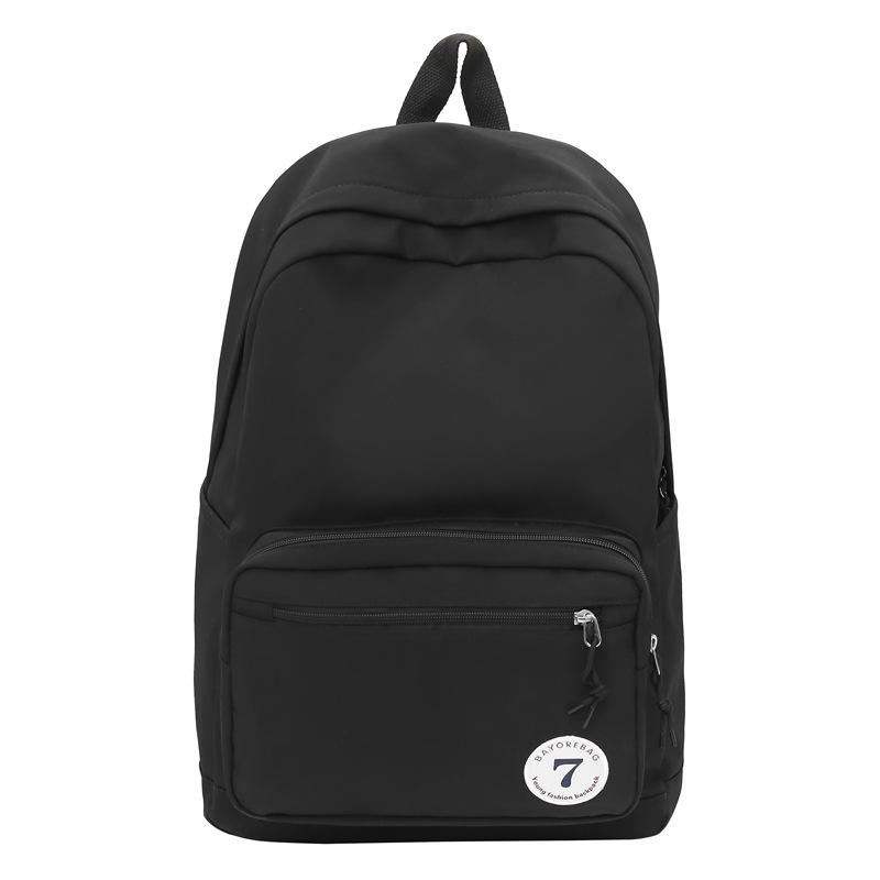 

Студенческий школьный рюкзак Женский рюкзак в стиле колледжа Рюкзак для компьютера Дорожный рюкзак чёрный