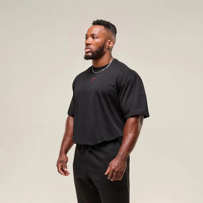 T-shirt Estiva da Uomo Gymshark in Cotone, Vestibilità Larga, per Sport e Tempo Libero