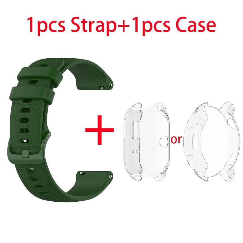 Θήκη + λουράκι για λουράκι ρολογιού Amazfit GTS4 Mini έξυπνο ρολόι Βραχιόλι με λουράκι σιλικόνης για Huami Amazfit GTS2 GTS2 Mini GTR4 GTR2 Sports Silicone Band