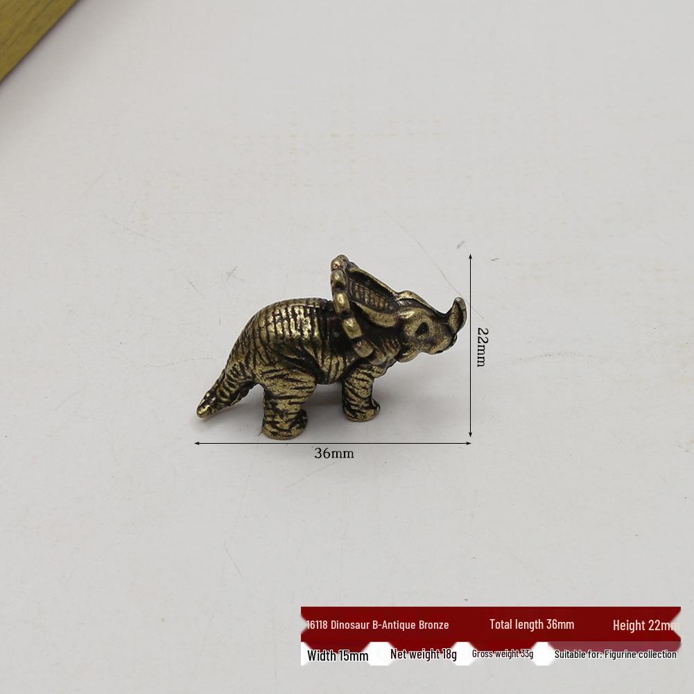 Nachgebildete gealterte Bronze-Tierfigur - Jurassic Style für Büro, Arbeitszimmer oder Kaffeetisch-Dekoration