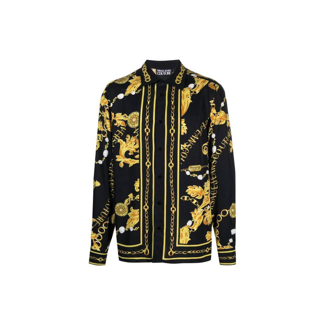VERSACE JEANS COUTURE Baroque Pattern Button