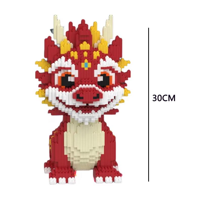 New DIY Kids Toys Cartoon Candy Rabbit Model Building Block Micro Bricks Boys Girls Christmas Birthday Gift