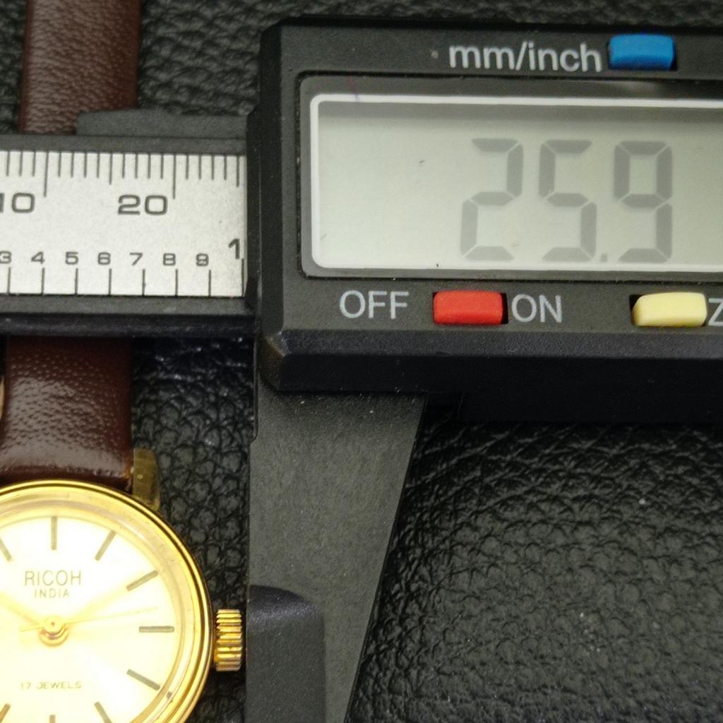 USED RICOH HAND-WINDING INDIAN WOMENS ORIGINAL DIAL WATCH A432230-2