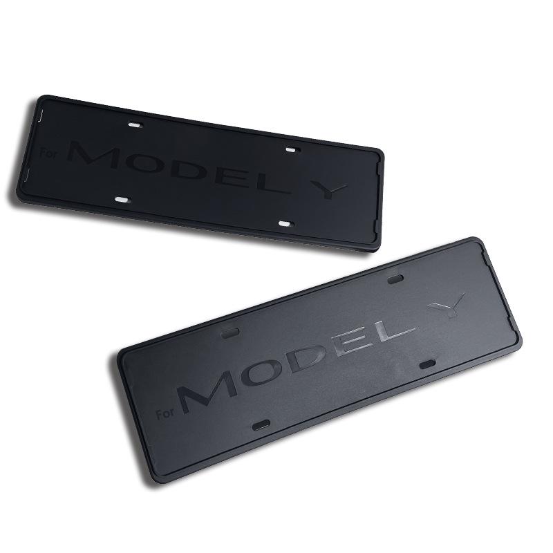 Tesla Model Y/YL Suspension Full Wrap License Plate Frame, Original Style