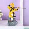 4pcs Creative Cartoon Image Sun Wukong Figurine Doll Monkey King Journey To The West Home Decoration Resin Crafts Decorations