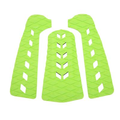 3 Stück Surfbrett Traktionspad Antivibration Wasserbeständigkeit Wärmedämmung Grüne Deckpads für