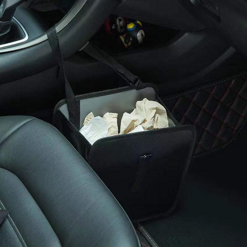 Foldable Car Trash Can Hanging Waterproof Leakproof Trash Can Storage Bag For Ferrari 308 GT4 328 GTB GTS F355 360 Modena F430 TH6