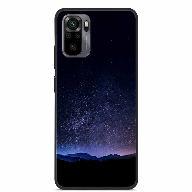 Dla Xiaomi Redmi Note 10S Case silikonowa tylna okładka etui na telefony dla Xiaomi Redmi Note10T 2021 miękki futerał uwaga 10S 10T 10 T S Coque