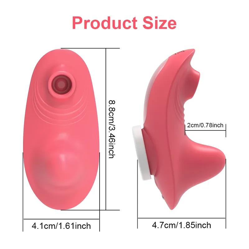Wearable Clitoris Sucker Vibrator for Women Clit Sucking Remote Control Sexy Panties Magnetic Clitoral Stimulator Adults Sex Toy