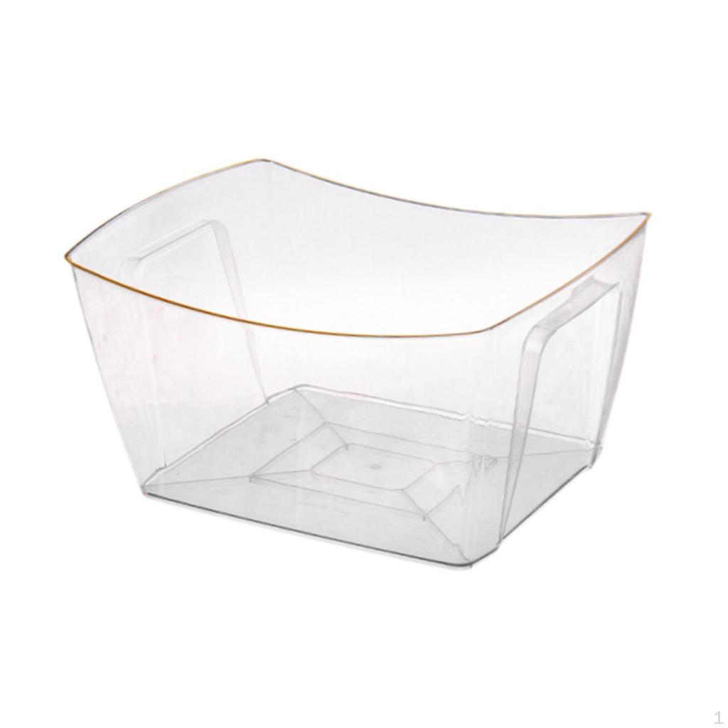 Eiskübel Bierkübel, tragbar, Barbedarf Aufbewahrungswanne Champagner Wein transparent für