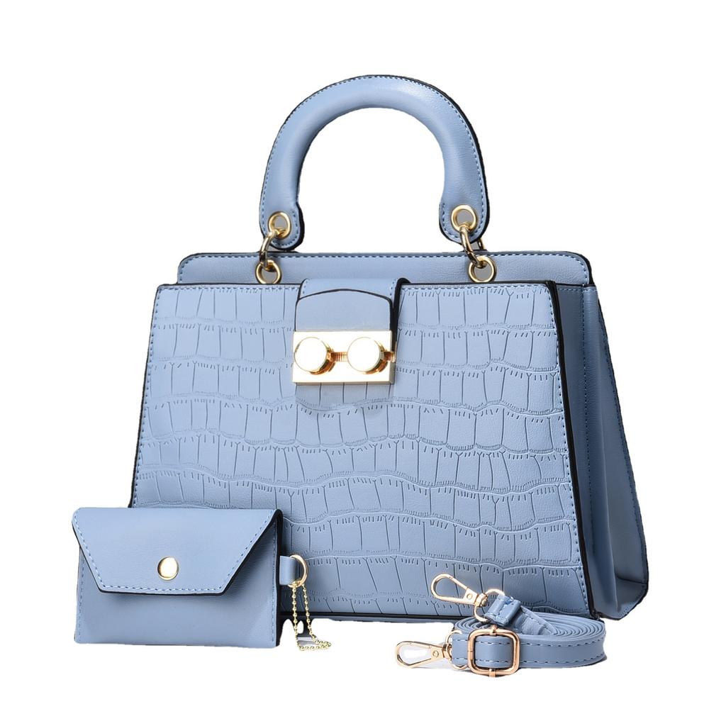 Western Style Shoulder Bag Fashion Embossing Mother and Child Bag Crossbody Shoulder Handbag