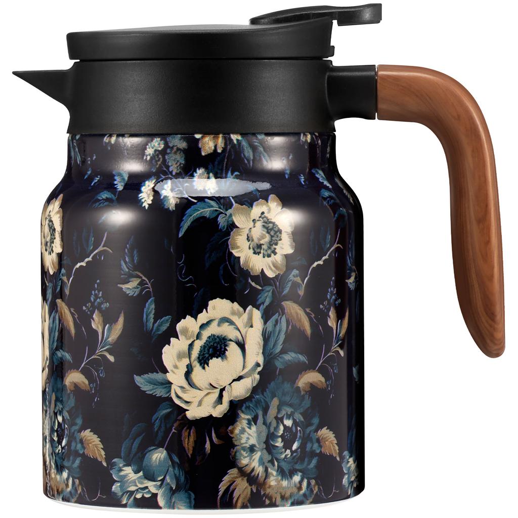 800/1000 ml Thermische Teekanne Edelstahl Isolierte Teekanne mit Sieb Große Kapazität Teekessel für Zuhause Büro Heißgetränk