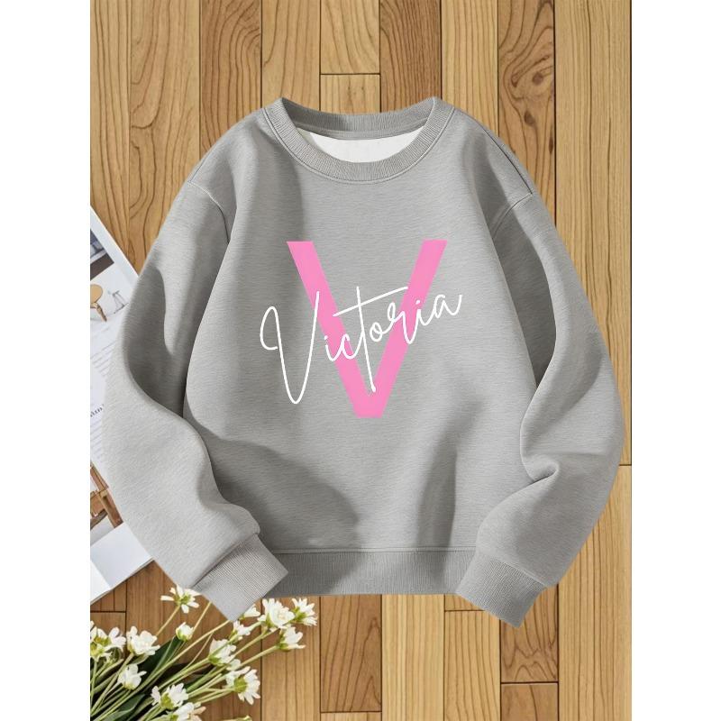 European Size unisex Crew Neck Sweatshirt , Fashionable Print, Casual Style, Perfect For Fall andWinter, Regular Fit With Slight Stretch Fabric
