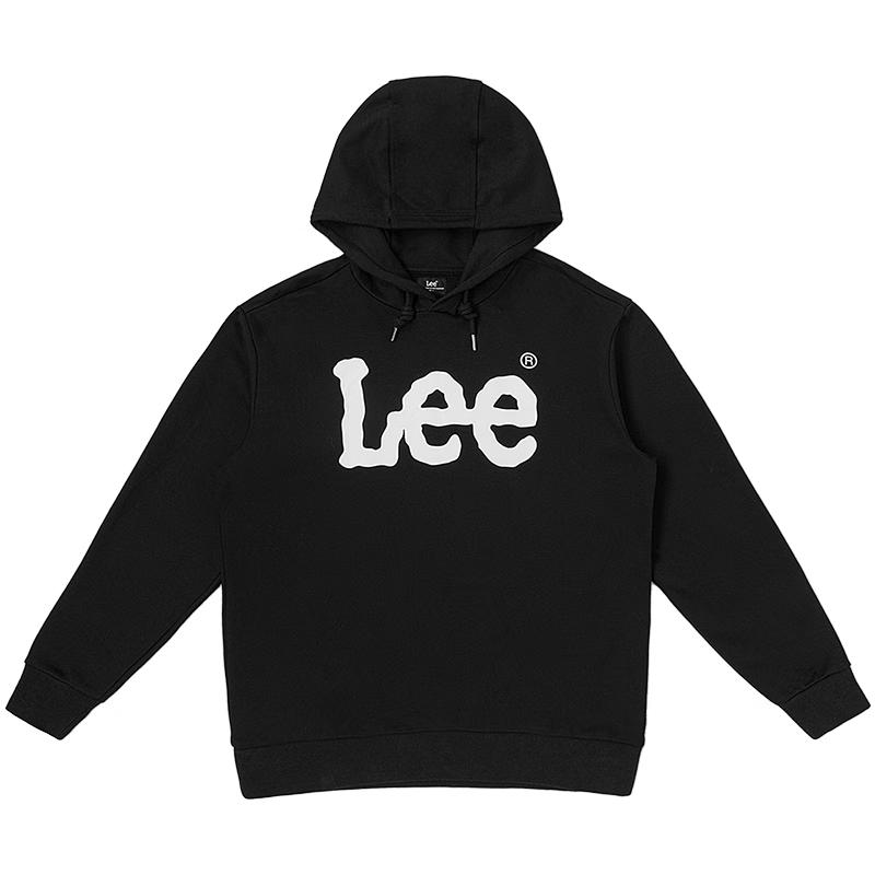 

Lee Men s Logo Hooded Long-Sleeve Sweatshirt M
