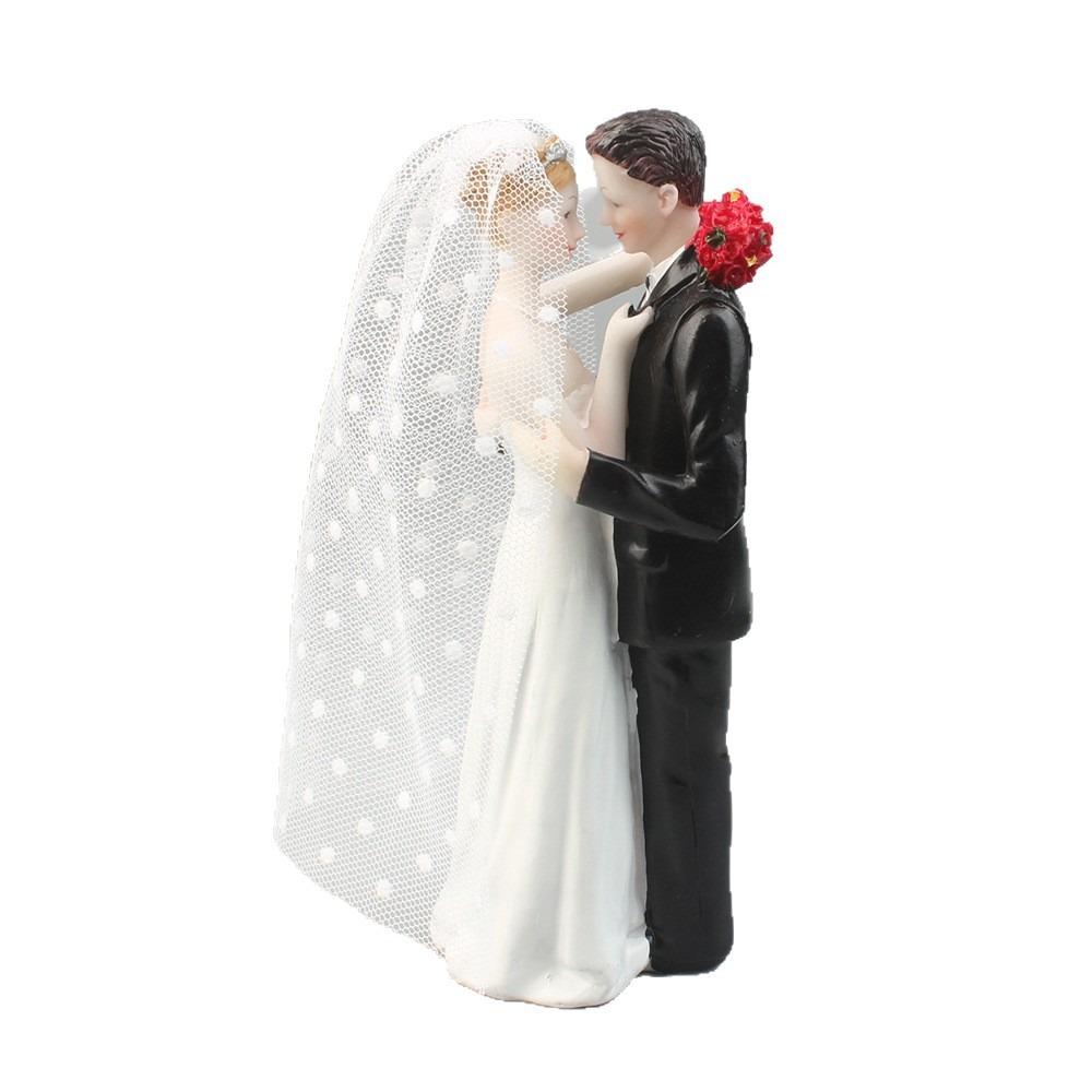 Resin Couple Wedding Cake Topper Elegant Design Bride Groom Figurine  Wedding Party