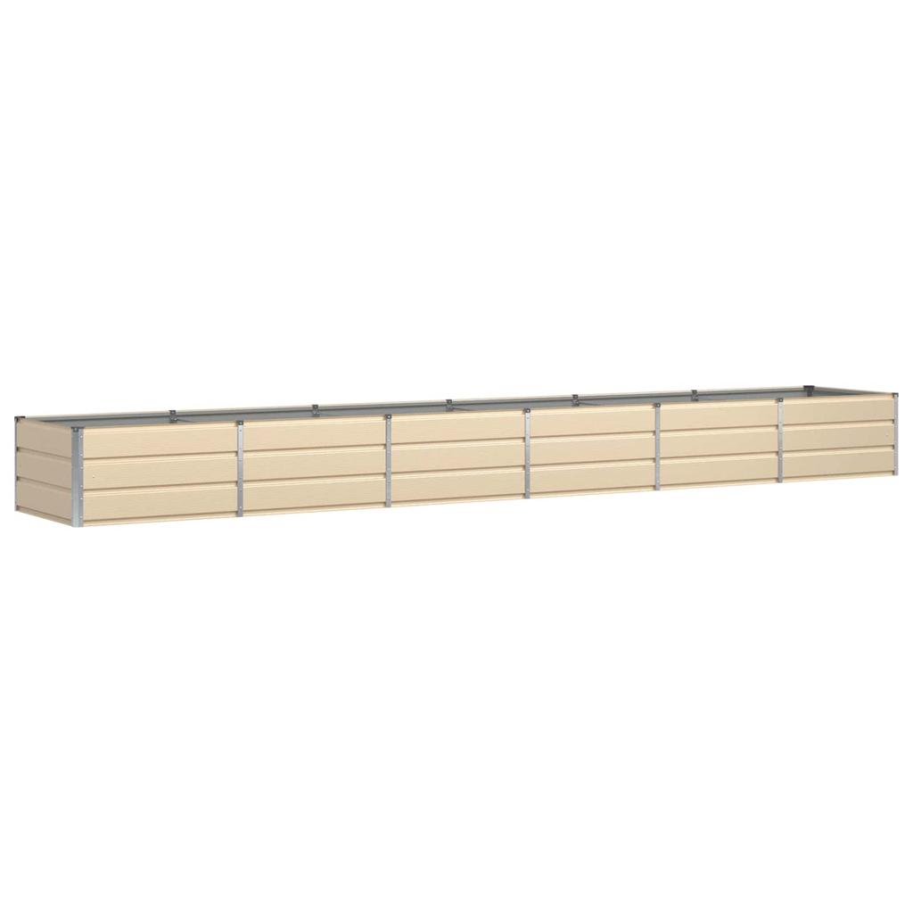 Ivory Planting Trough 480 X 80 X 45 Cm Steel