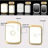 Home Security Welcome Wireless Doorbell Smart Home Door Bell Alarm LED Light 36 Songs With Waterproof Touch Button Smart Alarm