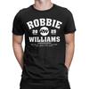 Robbie Williams Live 2026 Konzert T-Shirts für Herren Damen Baumwolle Mode T-Shirts Rundhals RW Sänger T-Shirt Kleidung Neuankunft