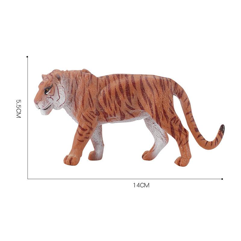 Solid Pvc Tiger Statue For Home Decor And Educational Gift For Children