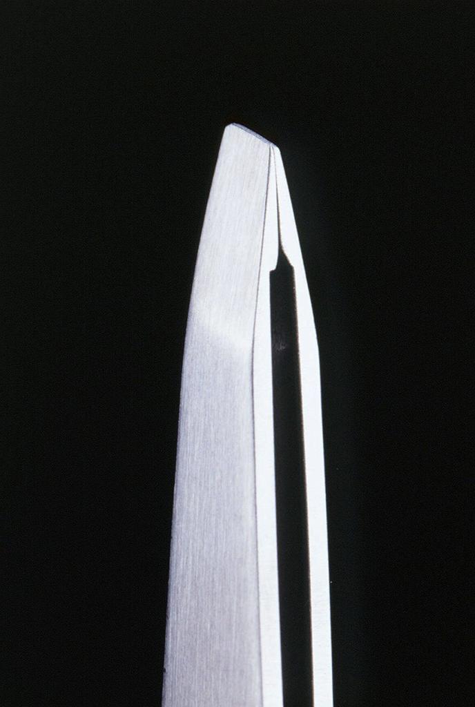 Green Bell G-2151 Forged Stainless Steel Slanted Tip Tweezers, 10-Pack