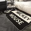 Carpet Bedroom Bed Blanket Sleep and Sit Wash and Rub Black Thickened Plush Room Bay Window Floor Mat
