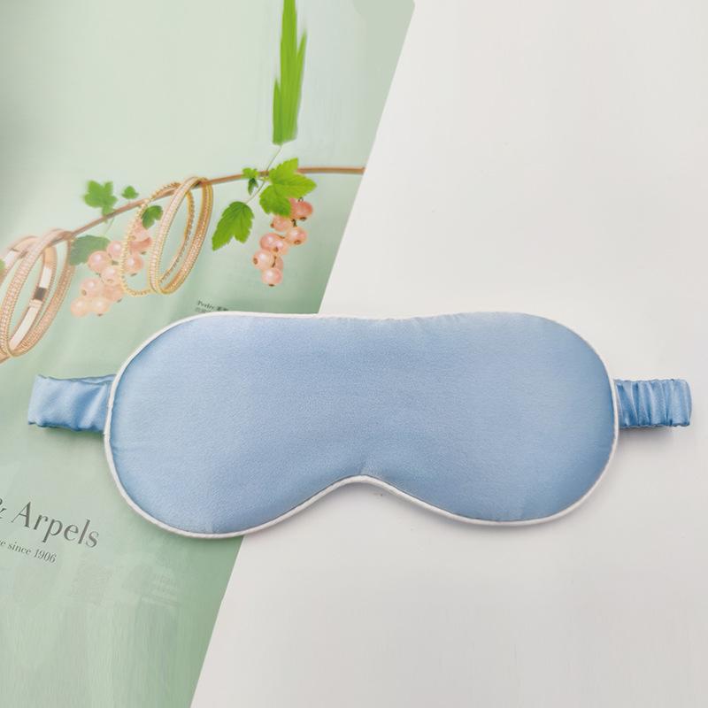 Silk Sleep Eye Mask 22 Momme Double-Sided Mulberry Silk with Wrapped Band