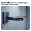 Speaker Wall Mount Bracket Full Motion Bookshelf Sturdy