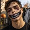 Fake Halloween Tattoo Sticker Scary Bloodiness Temporary Scar Stickers  Haunted House