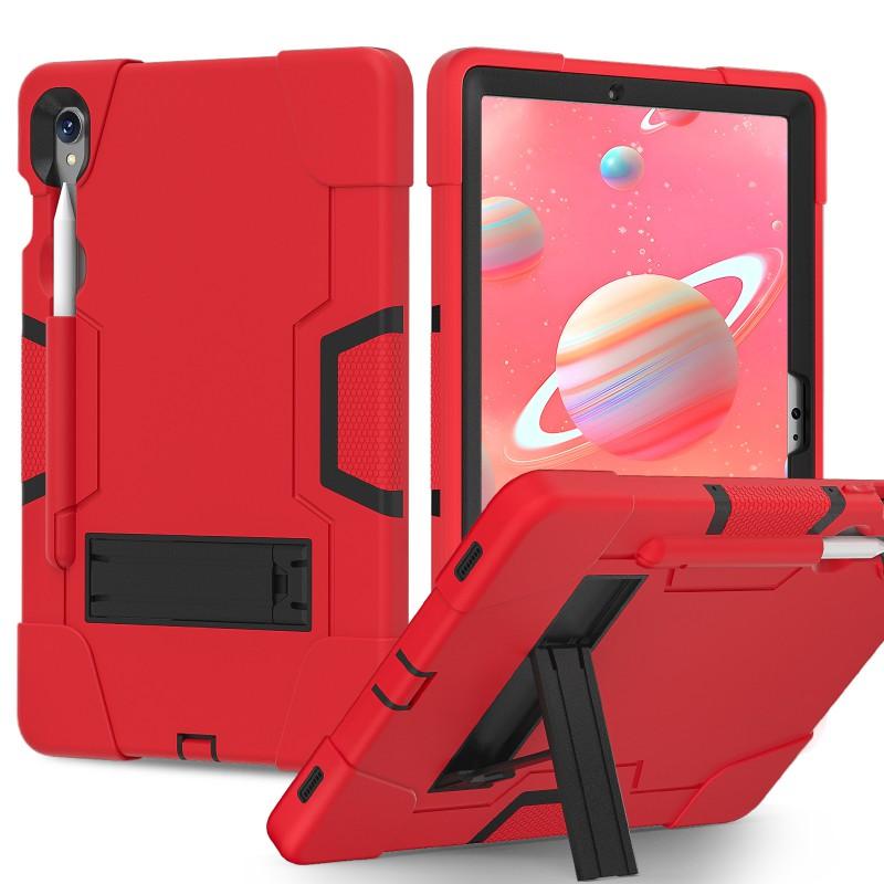 Silicone Tablet Case Galaxy Tab S9 SM-X710 11 Inch Shockproof Full Cover With Kickstand Stylus Slot