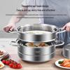 Kombach European Style 3-Layer Stainless Steel Steamer Pot