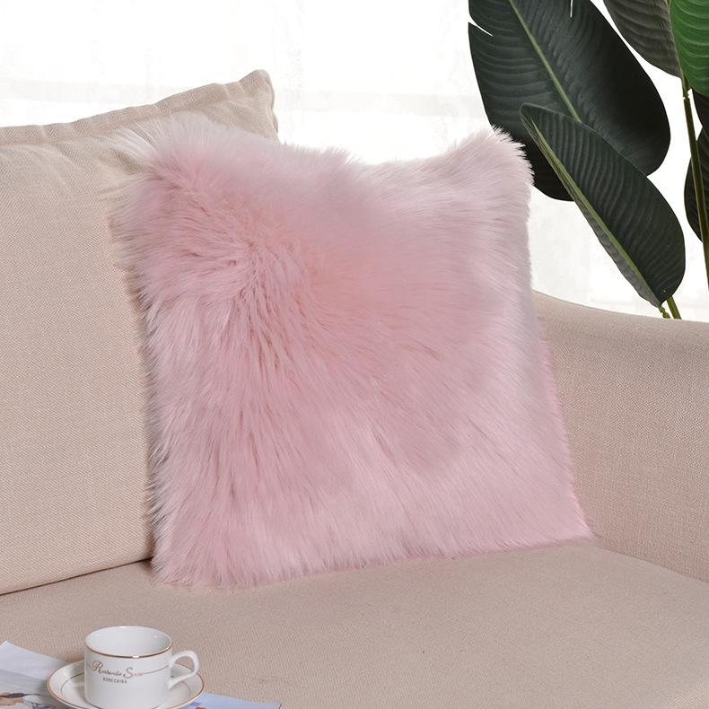 2pcs Luxury Faux Fur RV Cushion Cover Perfect for Motorhome & Travel Trailer Living Room Decor Durable Construction, Decorative Covers