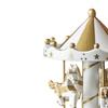 Weihnachten Holz Karussell Spieluhr Ornament dekorative drehen Pferd geformt für Urlaub Dekoration