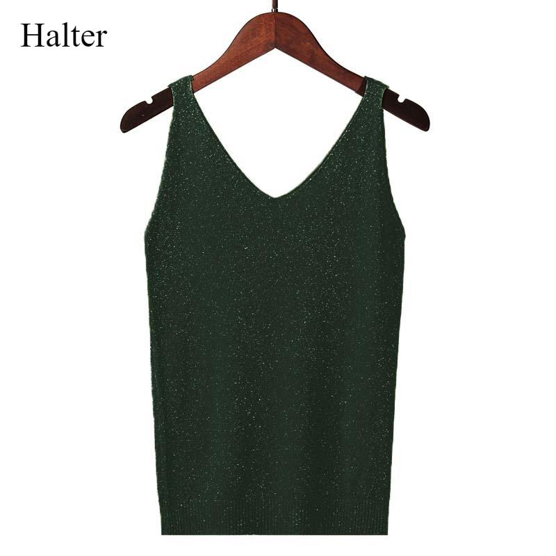 

Женская летняя сексуальная жилетка с V-образным вырезом, тонкая, яркая, шелковая, трикотажная, без рукавов, трендовая, свежая, разноцветная футболка average size