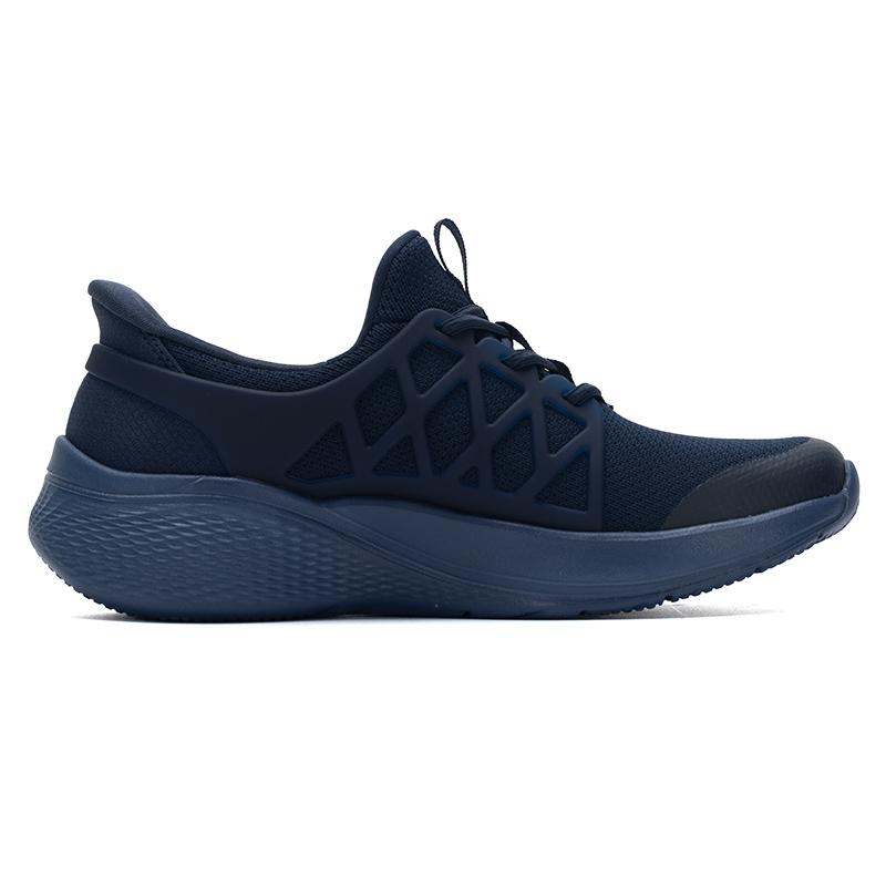 Skechers Bobs Sport Series Lace-Up Comfortable Low-Top Casual Shoes Women Sneaker Navy-Blue 117507-NVY
