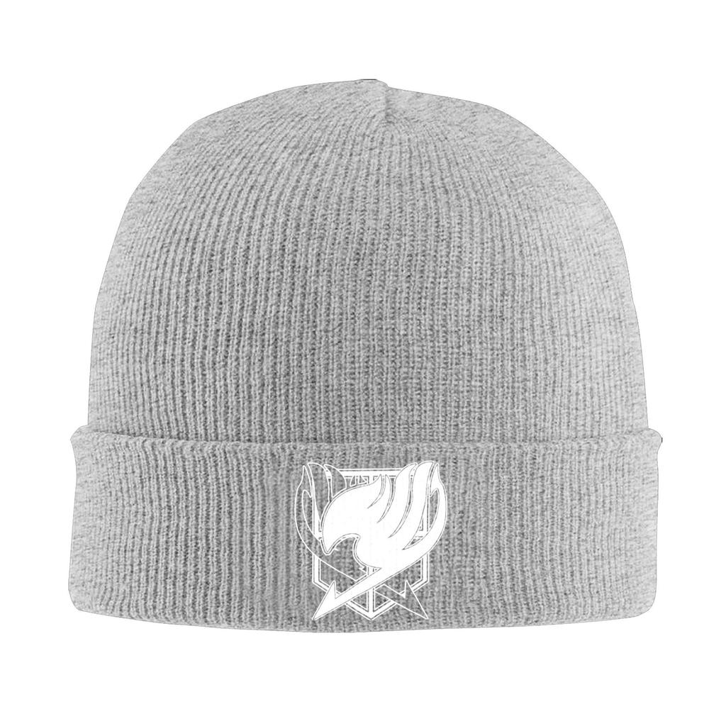 Fairy Tail Attack On Titan Hats Autumn Winter Skullies Beanies Warm  Caps FeUnisex Unisex Acrylic Bonnet