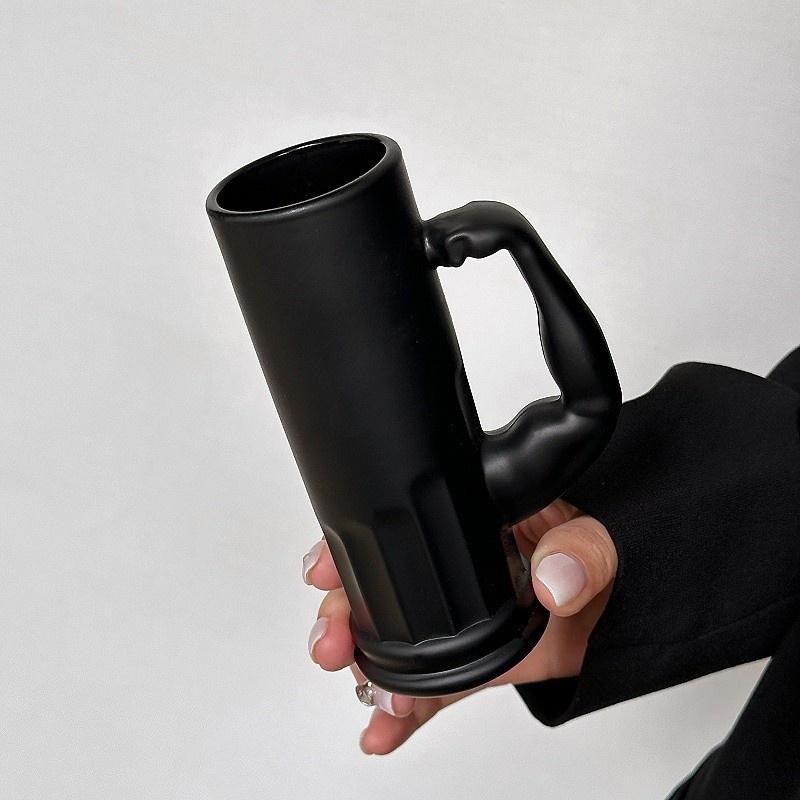 

Mini Beer Mug Shot Glasses Beer Mug Glass with muscle handle Funny Shape Stein For Bar, Alcohol, Beverages 100ML 51-100ml