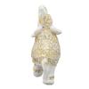 Elefantenstatue Weißes Harz Niedlich Fengshui Glück Reichtum Elefant Skulptur Ornament für Zuhause Eingangsbereich Bücherregal Schreibtisch Dekoration