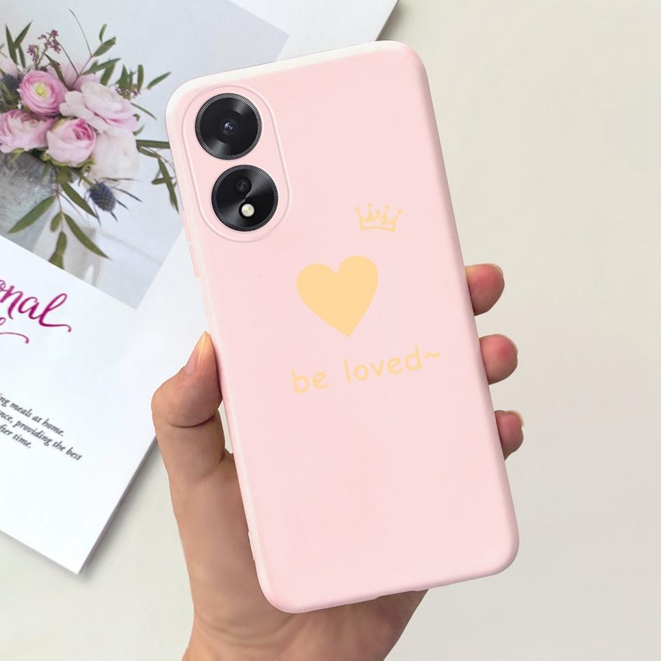 For OPPO A17 A17K Phone Case Flower Astronaut  Soft Silicone Matte Cover For Coque OPPOA17 OPPOA17K A 17 17K Fundas Shockproof
