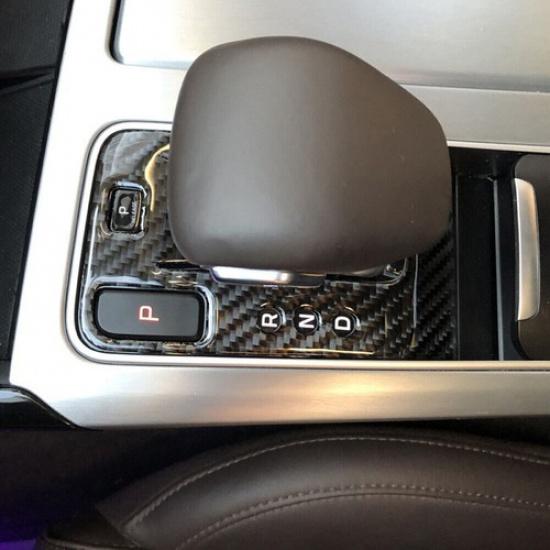 Carbon Fiber Inner Gear Shift Panel Cover Trim Fits For Kia Stinger GT2 2018-22