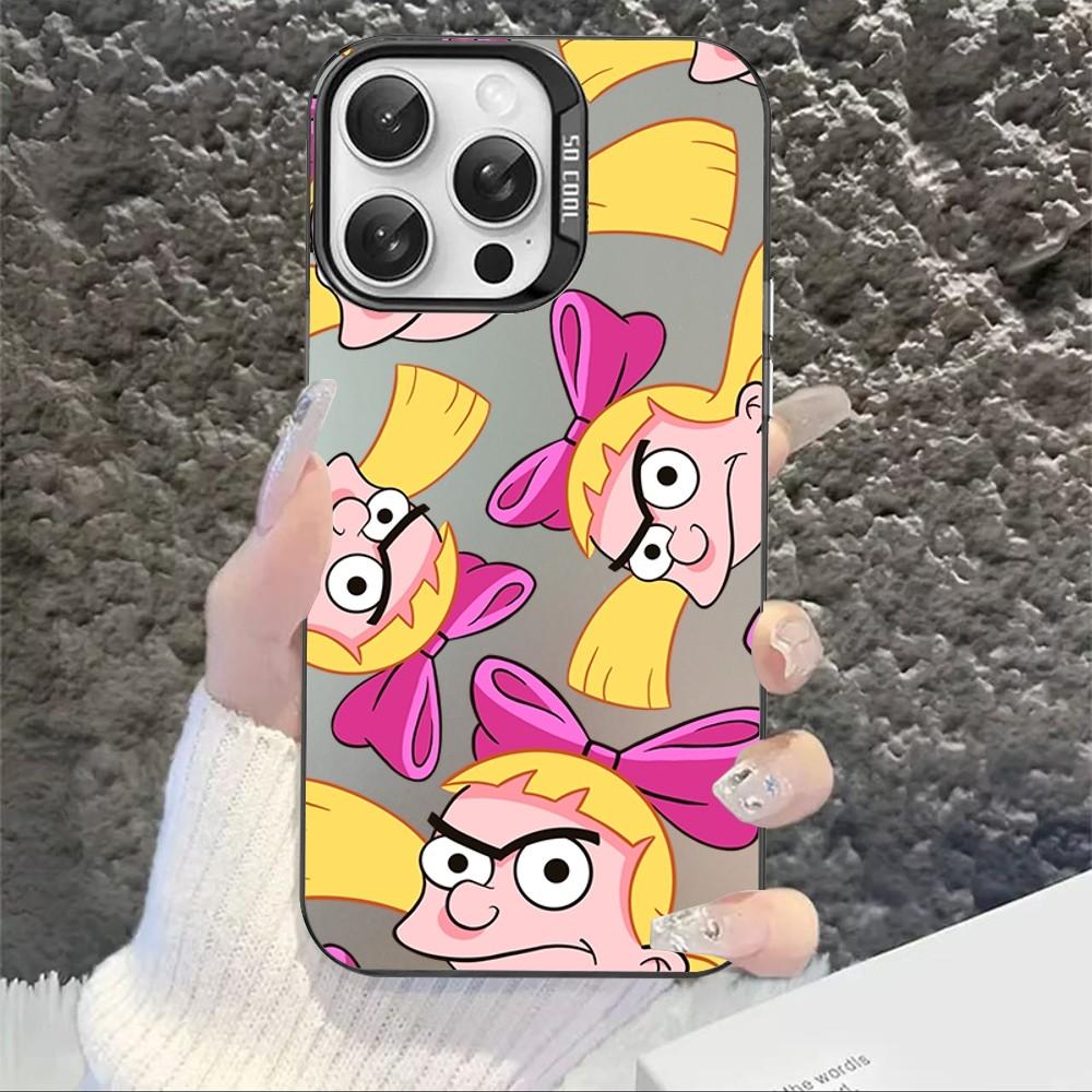 Hey Arnold Phone Case For IPhone 16 15 14 13 12 11 Pro Max X XR XSMAX 8 7 Plus Matte Shockproof Back Cover