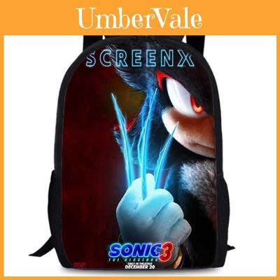 Der Sonic Igel 3 Rucksack Oxford Große Kapazität Schulbuchtasche Unisex Tasche