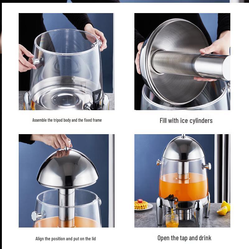 12L Commercial Stainless Steel Beverage Dispenser