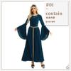 20.26 Million Halloween Costume Vintage Court Style European Farm Civilian Medieval Costume Renaissance Dress