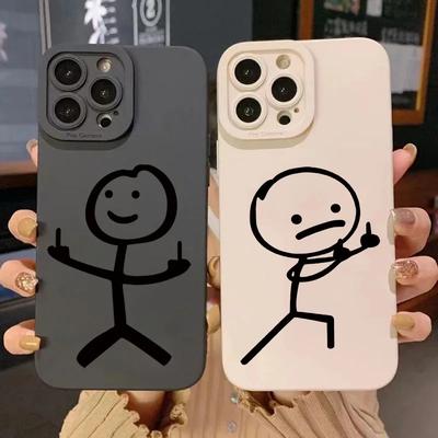 Cute Cartoon Matchman Silicone Case For Samsung S23 S22 Ultra Plus S21 FE NOTE 20 Galaxy A73 A54 A13 A33 A53 A32 A52S Soft Cover