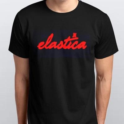 ELASTICA T-SHIRT Größen S M L XL XXL Farben Schwarz, Weiß