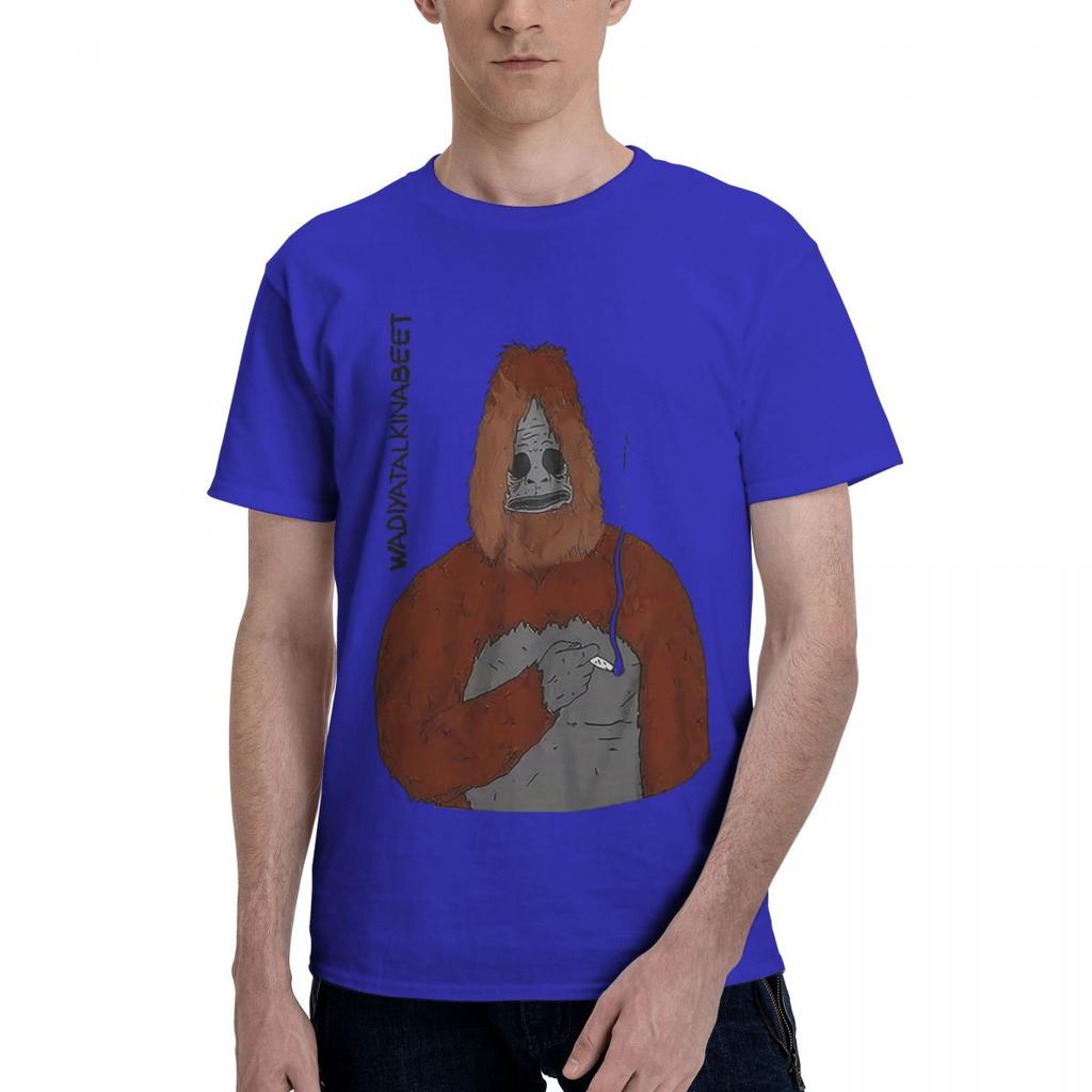 Sassy The Sasquatch Smoke 100 Cotton Casual Breathable Confortable Manga Designer Clothes Men Funny Gifts